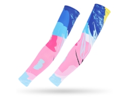 Mangas De Seda Gelada Yuysan Com Antiderrapante De Silicone Colorido, Ideais Para Ciclismo, Pesca E Desportos Ao Ar Livre.