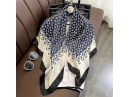 2026 bufanda Elegante de Seda Artificial Clásica 2022 para Mujer Tendencia Versátil 90x90cm para Ocasiones Formales Y Casuales