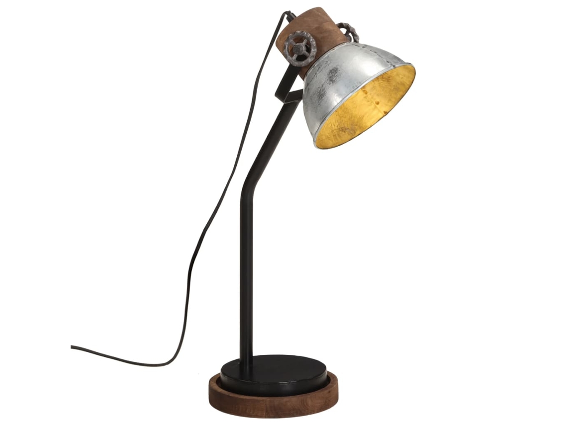 Desk Lamp, Desk Lamps Vidaxl Prateado Ferro (n/a)