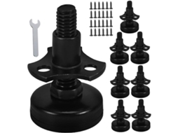 Conjunto De 8 Niveladores De Mesa Ajustáveis Para Móveis E Armários