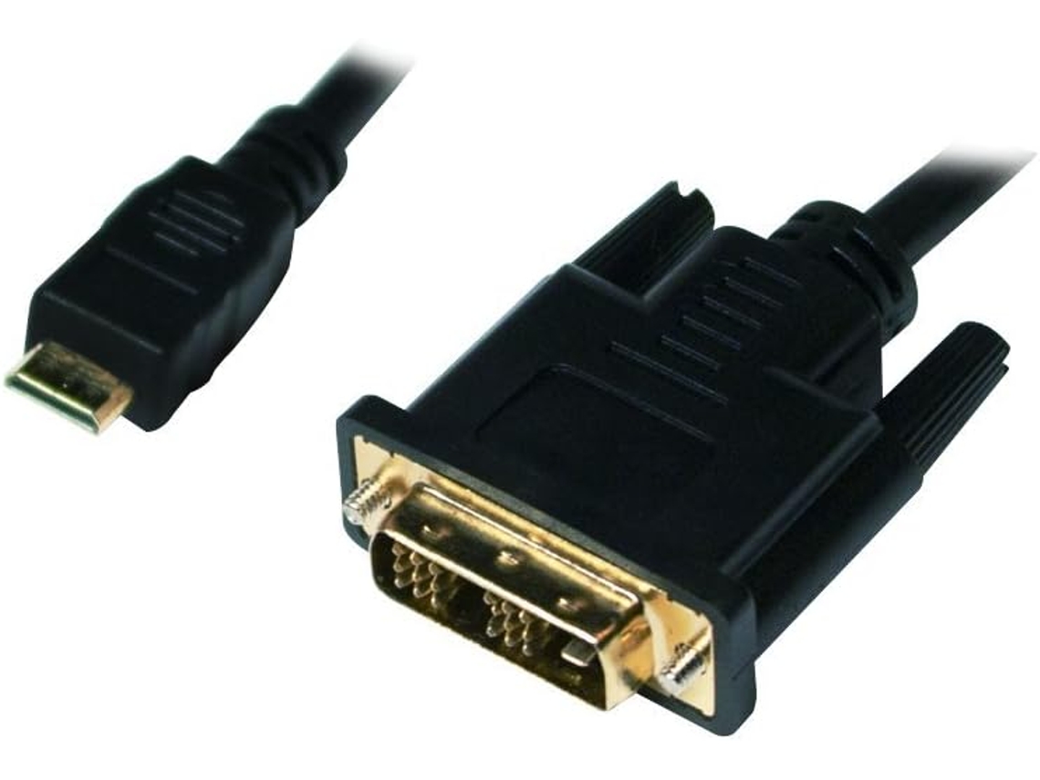 Logilink Mini hdmi Dvi d M/m 1m Preto