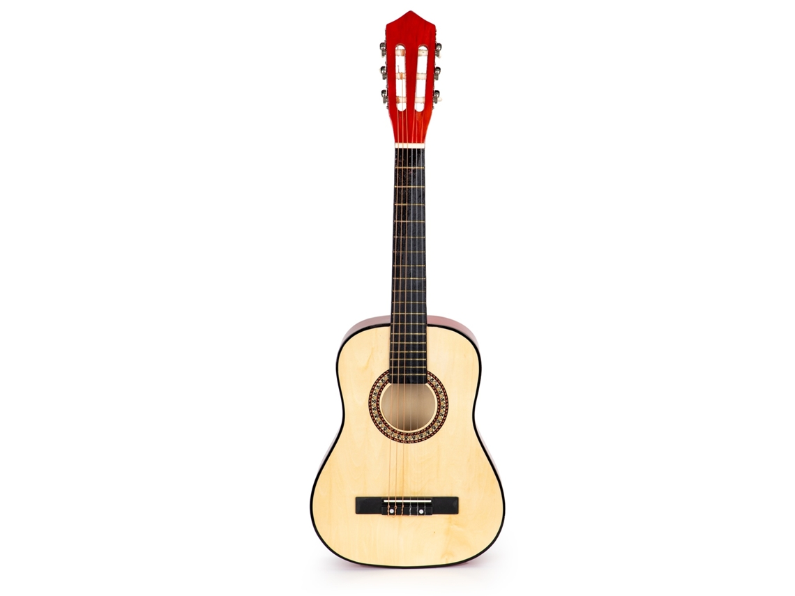 Guitarra Infantil Grande de Madeira 6 Cordas ECOTOYS