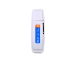 Gravador Digital Usb, Disco U Disco Flash Profissional Equipamento De Gravação De Conferência De Voz Yizhood (branco)