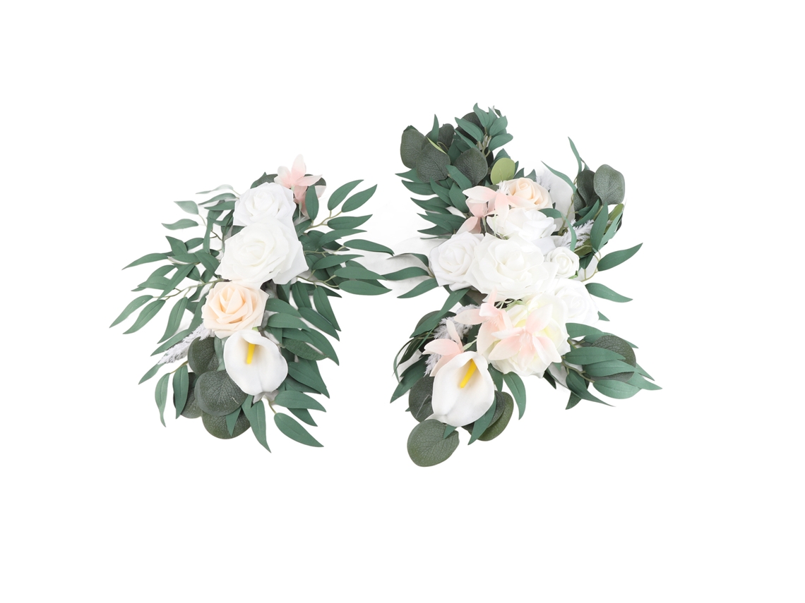 Laxiscreed Arqueto De Casamento Com Flores Para Decoração De Palco E Fundo De Festa