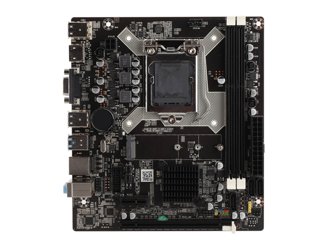 Placa-mãe De Computador M Atx Lga1150 Ddr3 Desktop H81 Placa-mãe De Resfriamento De Cpu