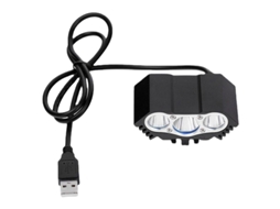 Farol De Bicicleta Brilhante Para Mountain Bike, Acessório Recarregável Via Usb Para Ciclismo Noturno Ao Ar Livre. Aquaforge