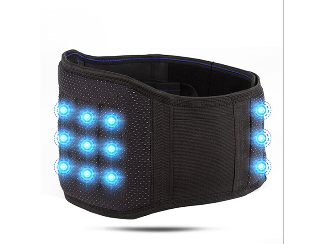 Lurelia Suporte Lombar Para Costas Ergonómico Respirável Terapia Magnética Vermelho