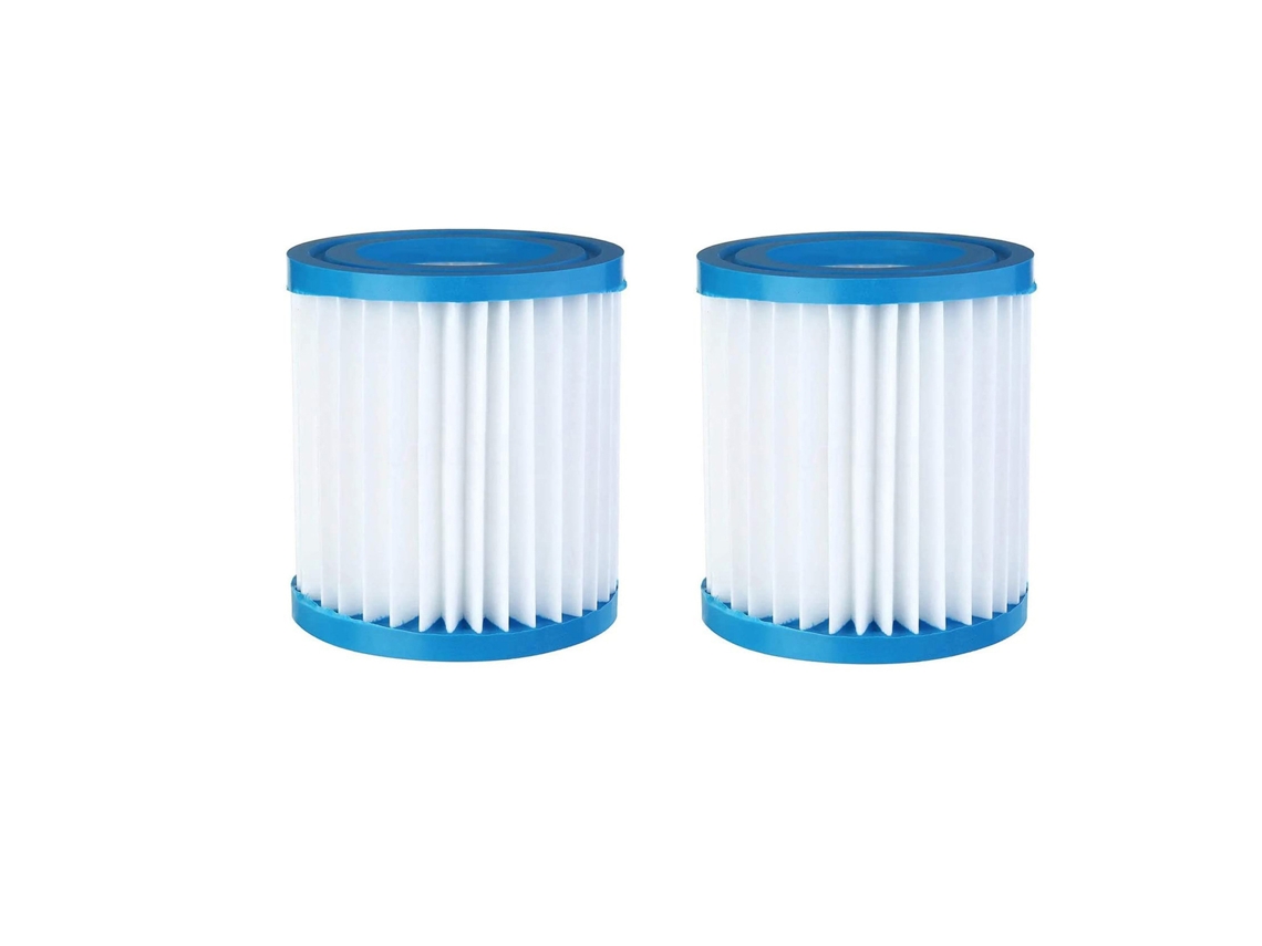 2 Cartuchos De Filtro Para Piscina - 79 Mm De Diâmetro * 89 Mm De Altura