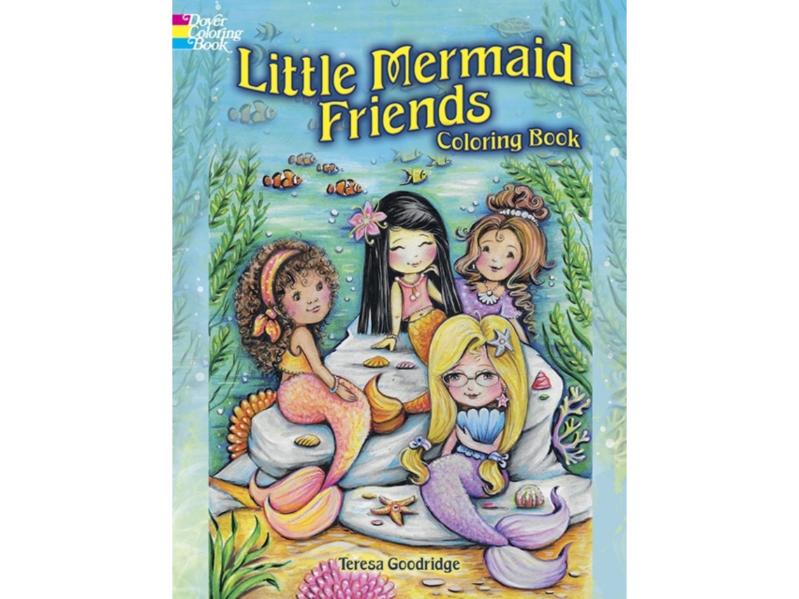 Livro Little Mermaid Friends Coloring Book de Teresa Goodridge (Inglês)