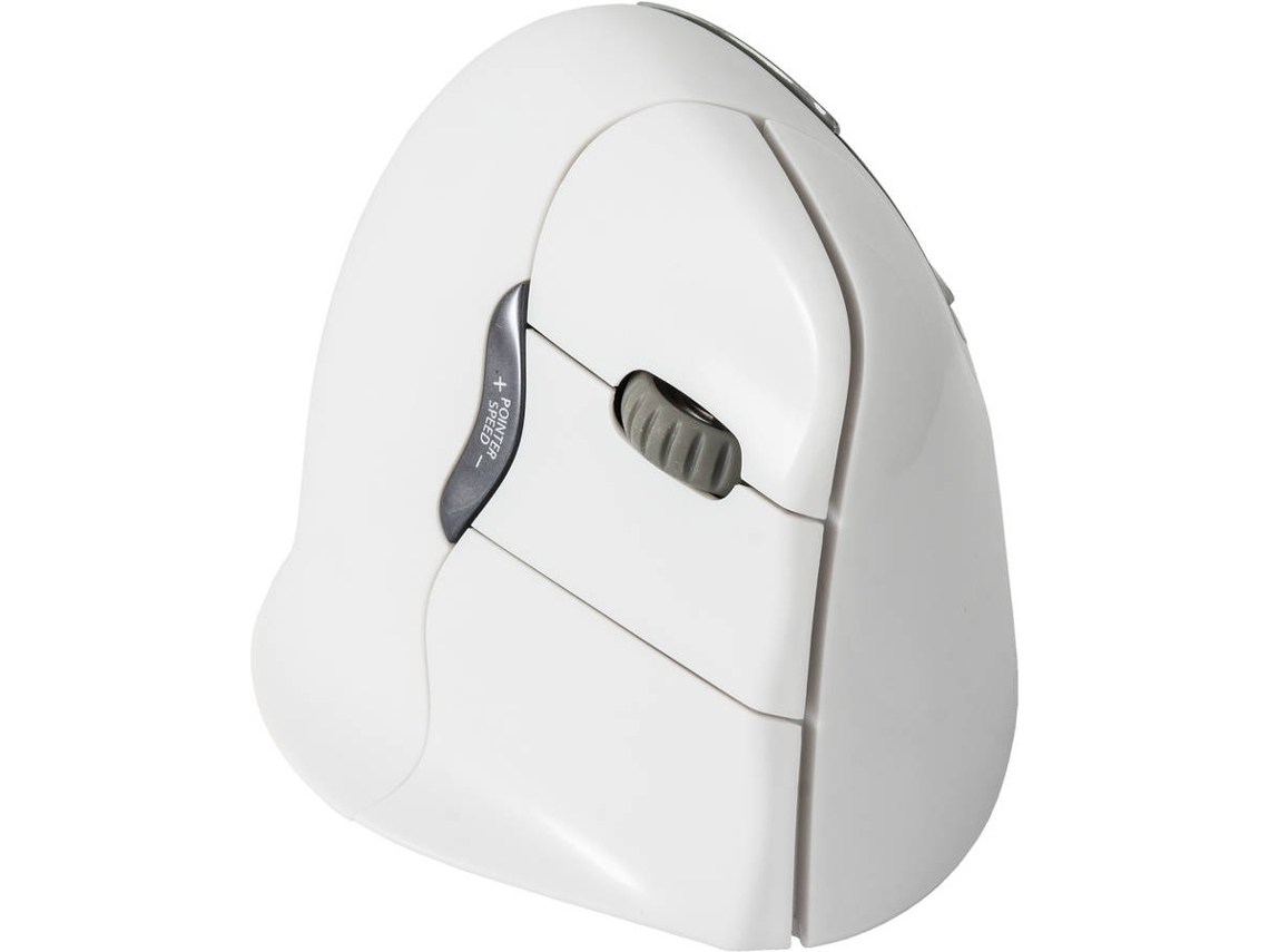 Rato R-GO TOOLS Evoluent 4 (Bluetooth - Produtiva - 2600 dpi - Branco)