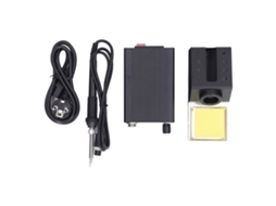 Estação de solda ajustável 200-500℃ 60w com visor LCD digital, ficha europeia 100-240v