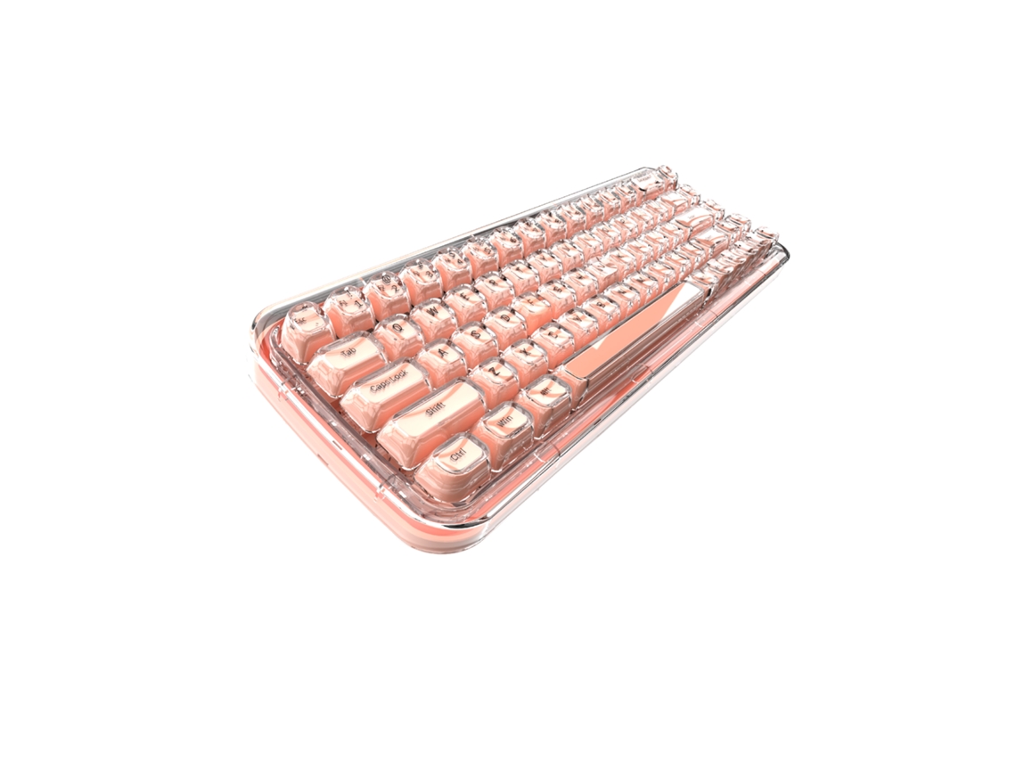 Teclado Multimídia Sem Fio Bluetooth Com Três Modos De Operação