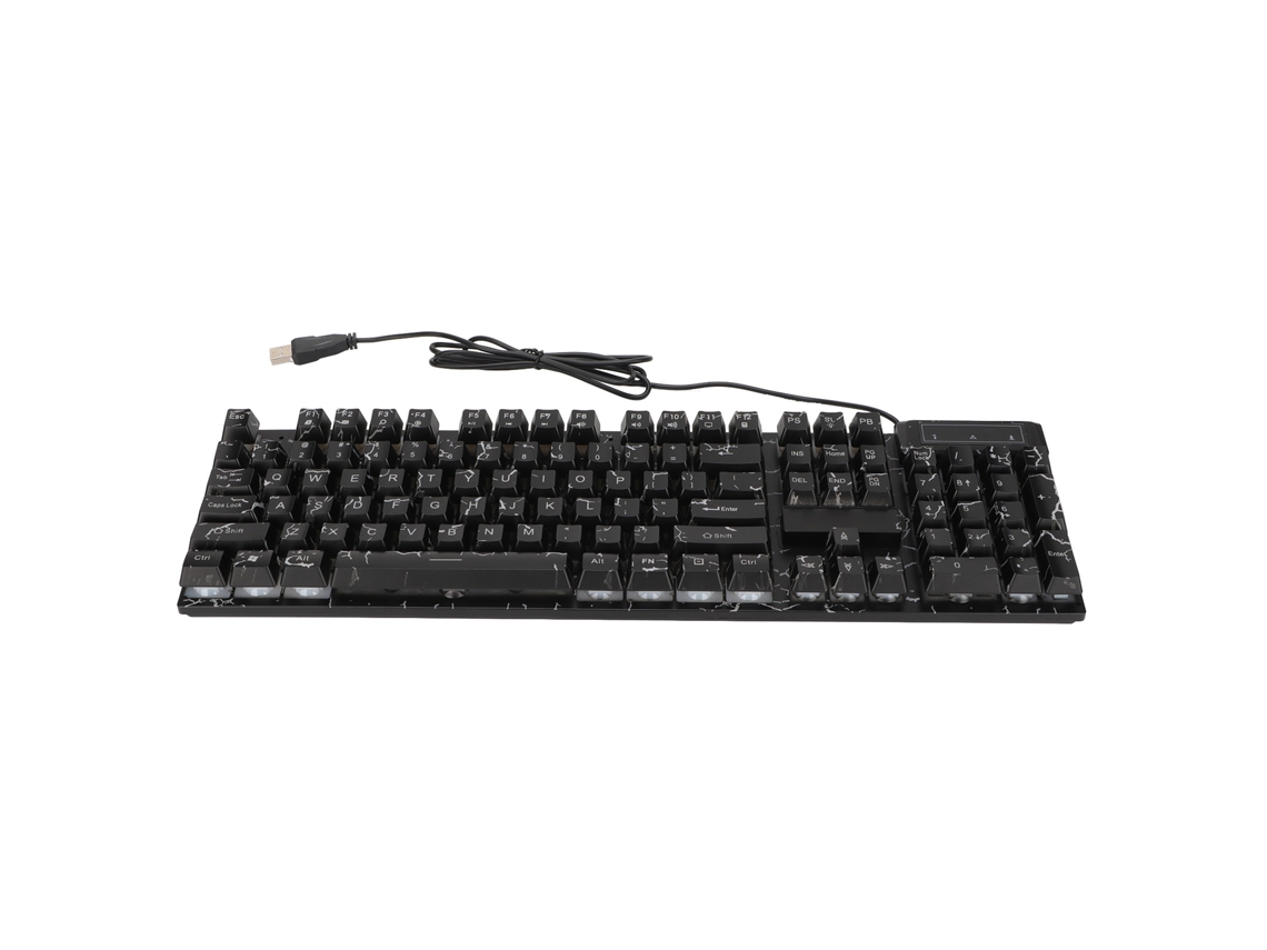 Teclado Mecânico Gamer Com Fio De 104 Teclas