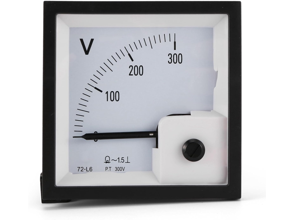 Voltímetro 72-l6 300 V Com Ponteiro E Conector Mecânico