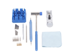 Kit De Ferramentas Para Reparação De Relógios: Ajuste De Pulseira, Abertura De Caixa E Troca De Bateria
