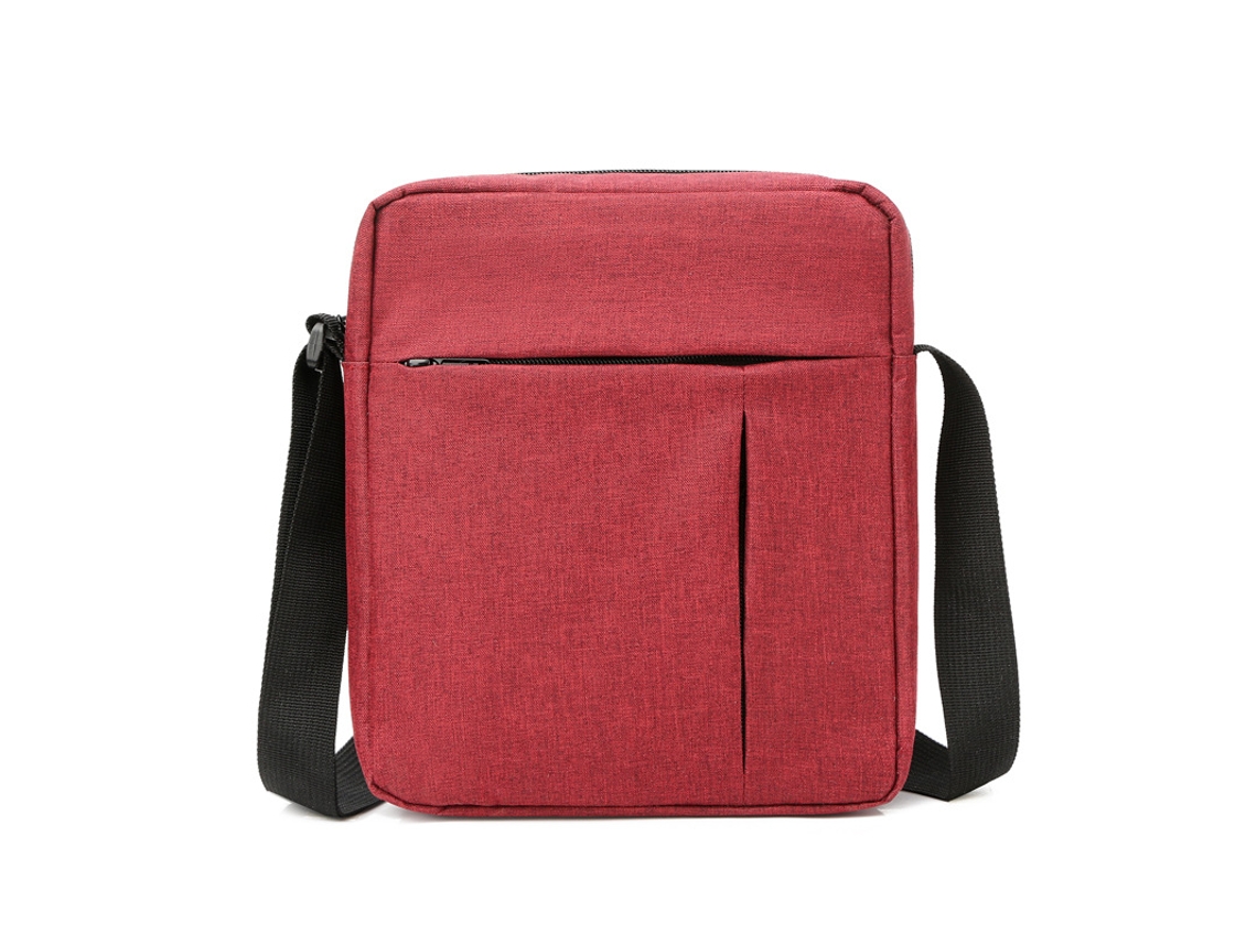 Bolsa Transversal/de Ombro (bordô), Bolsa Pequena Quadrada, Durável E Resistente Ao Desgaste.