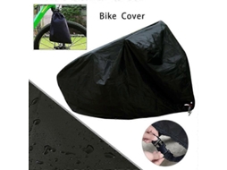 Funda para bicicleta de 26 polegadas impermeável resistente à água sol poeira e vento ideal para armazenamento externo 1,7m S/MARCA