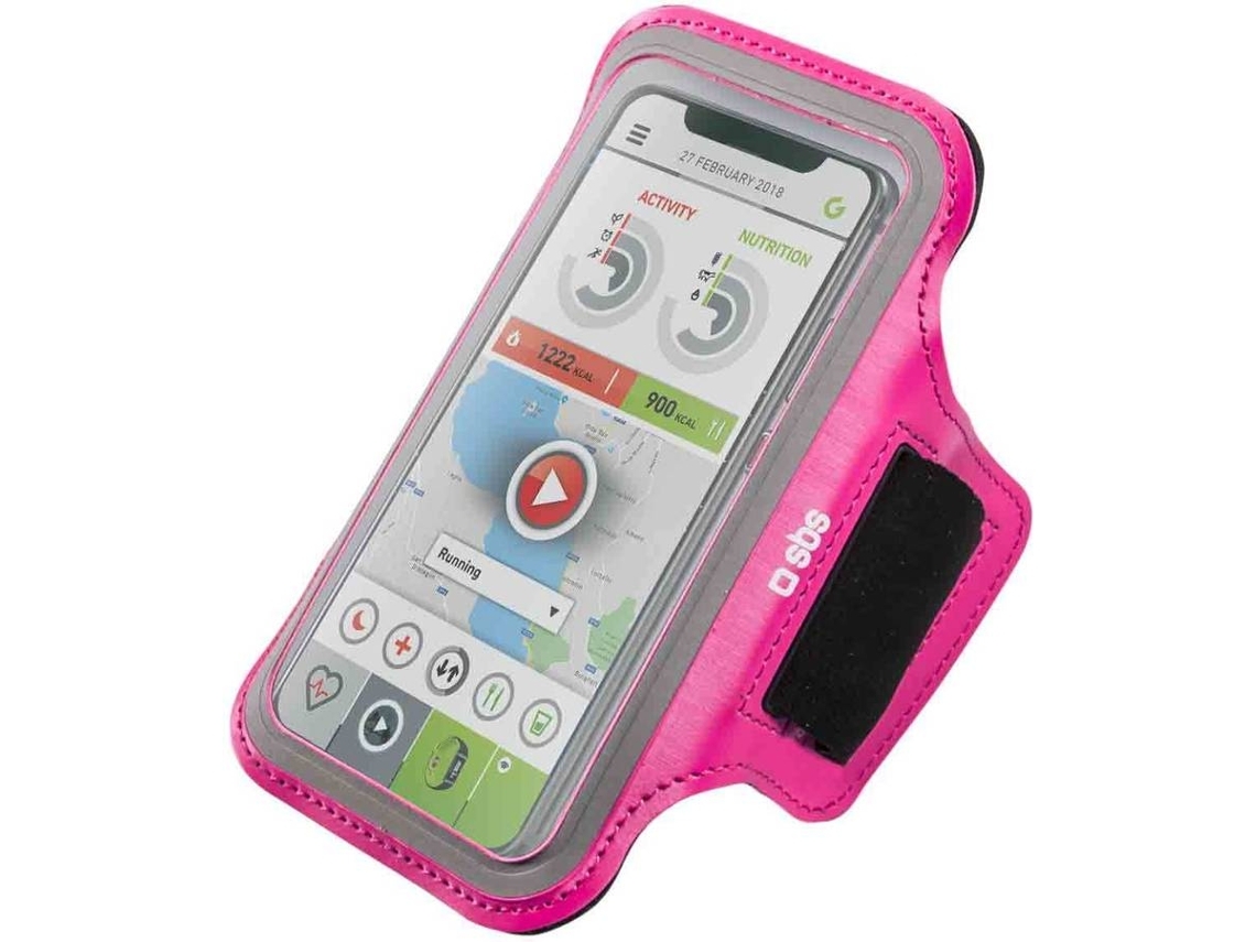 Armband SBS Sport Universal até 5'' Rosa (Outlet Caixa Aberta)