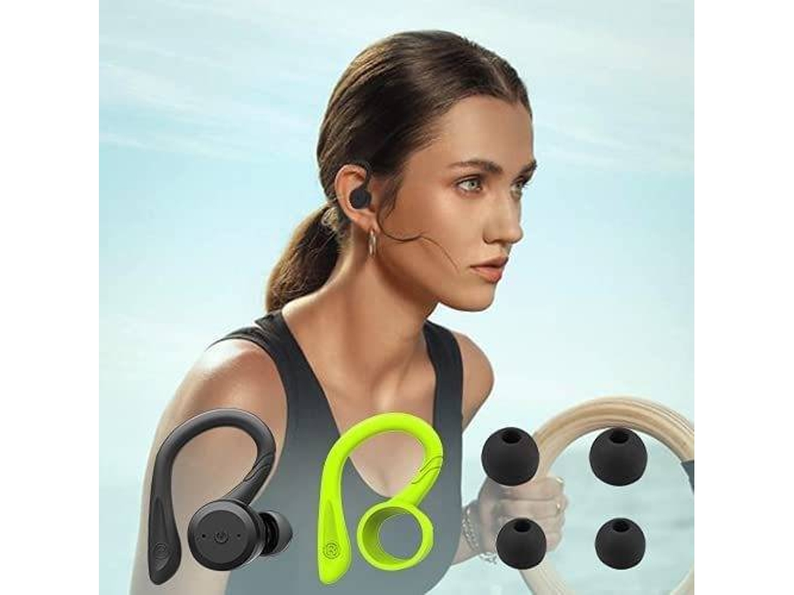 Auriculares Bluetooth Sem Fio Jogo Correndo Cartão Música