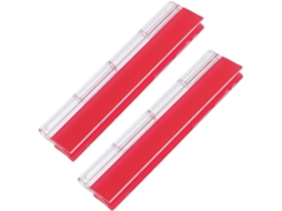 Dobradiças Autoadesivas De Acrílico Collbath 2 Unidades 100x42mm Para Portas Armários, Tampas De Caixas E Coberturas