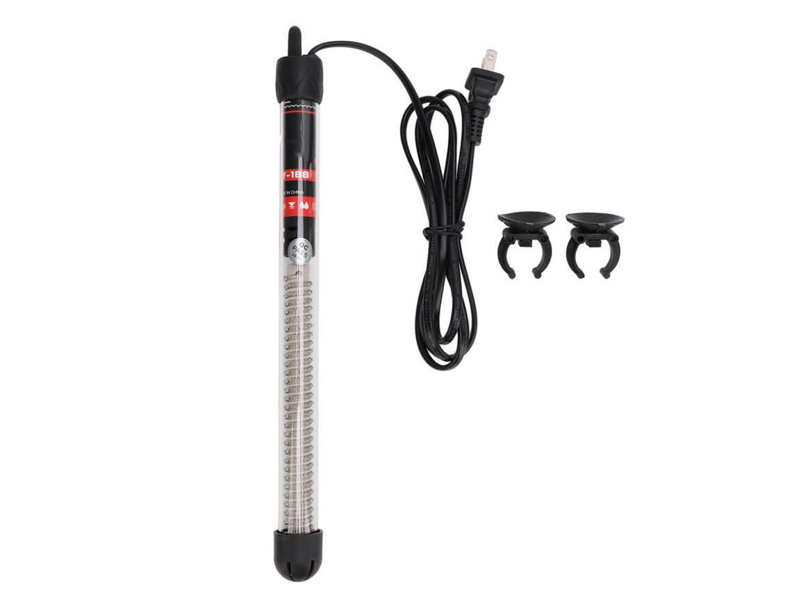 Aquecedor Submersível Para Aquário Com Termostato Automático Vidro Para Peixes De Água Doce E Salgada