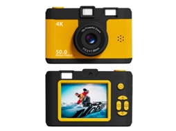 Câmara Digital Tela De 2,4 Polegadas, 50mp, Zoom De 16x (amarela) Cuich