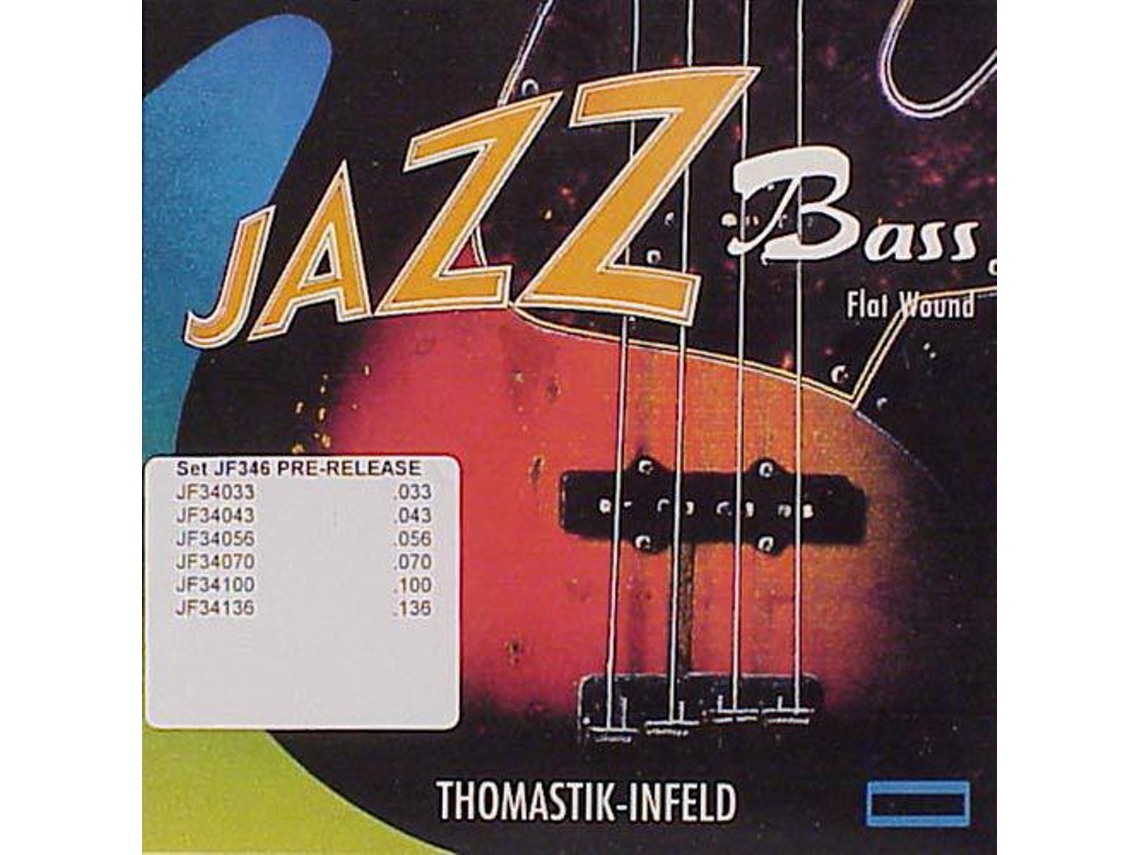 Thomastik String Set 6String Bass Longscale Nickel Flatwound 033043056070