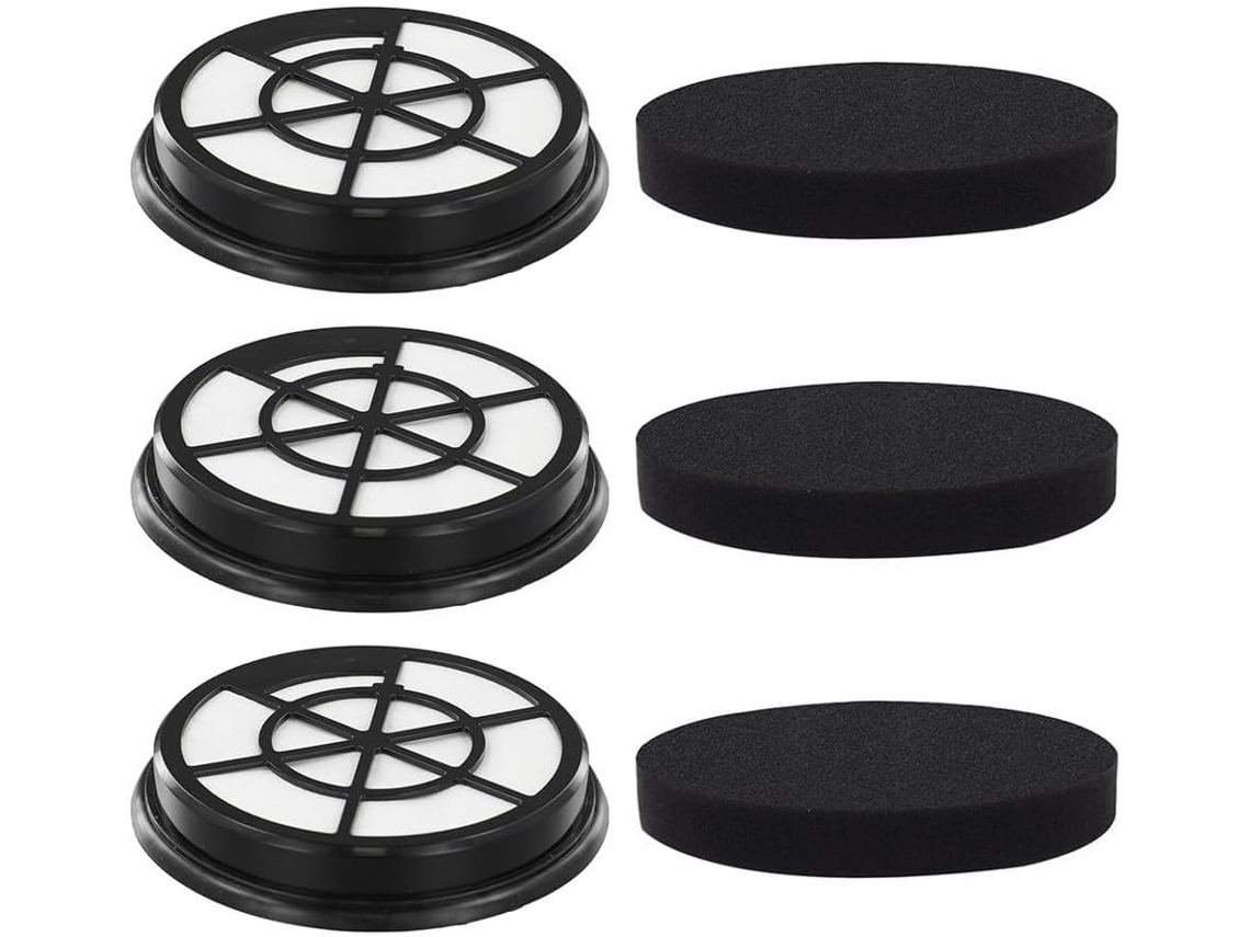 Conjunto De Filtros Substituição Para Aspirador Pó, 3 + Esponja,