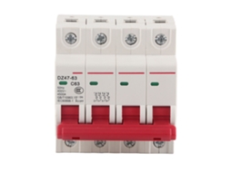 Hkj interruptor de Circuito Dz47 63 4p 63a para Fotovoltaica Protector Dc Interruptor Eléctrico
