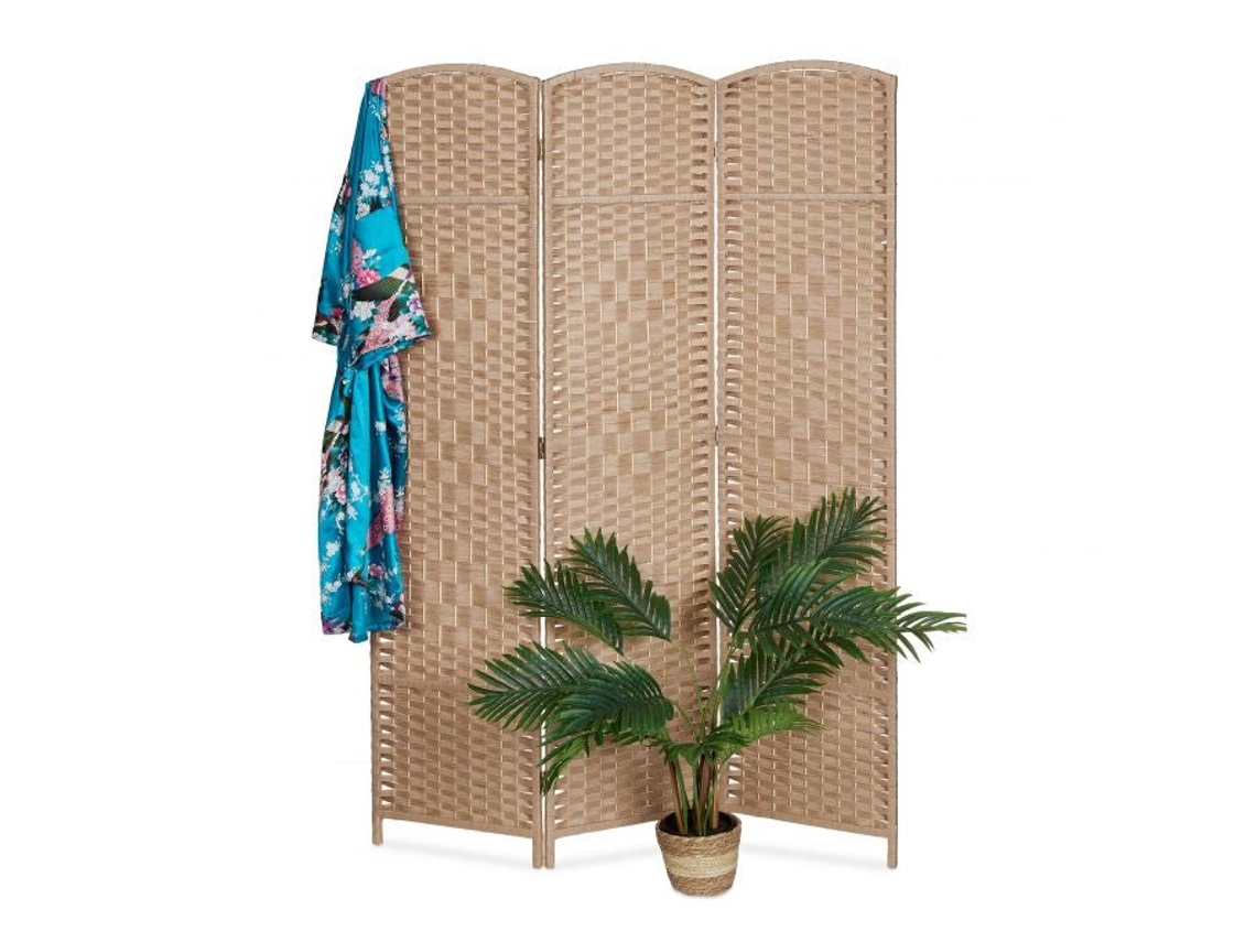 Conjunto De 6 Cestos De Arrumação Em Bambu