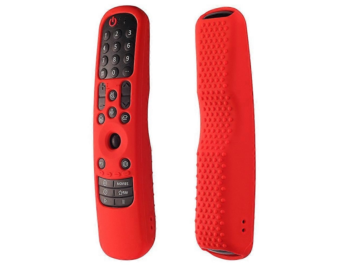 Comando À Distância Para Shockproof Silicone Cover Smart Tv Mr21 Mr22 Protective Sleeve, Red