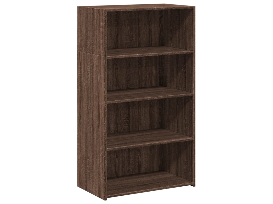 Armário Alto Madeira Carvalho Castanho MAISON EXCLUSIVE 70x41x124 cm
