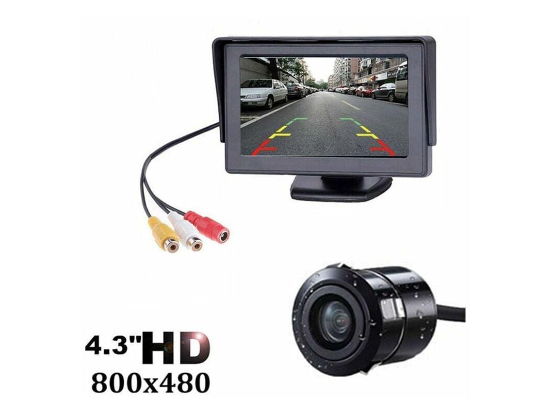 Kit De Sistema De Câmera De Ré Sem Fio Para Carro,caminhão,van,picape,motorhome Monitor 4.3 Para Visão Traseira Btforus