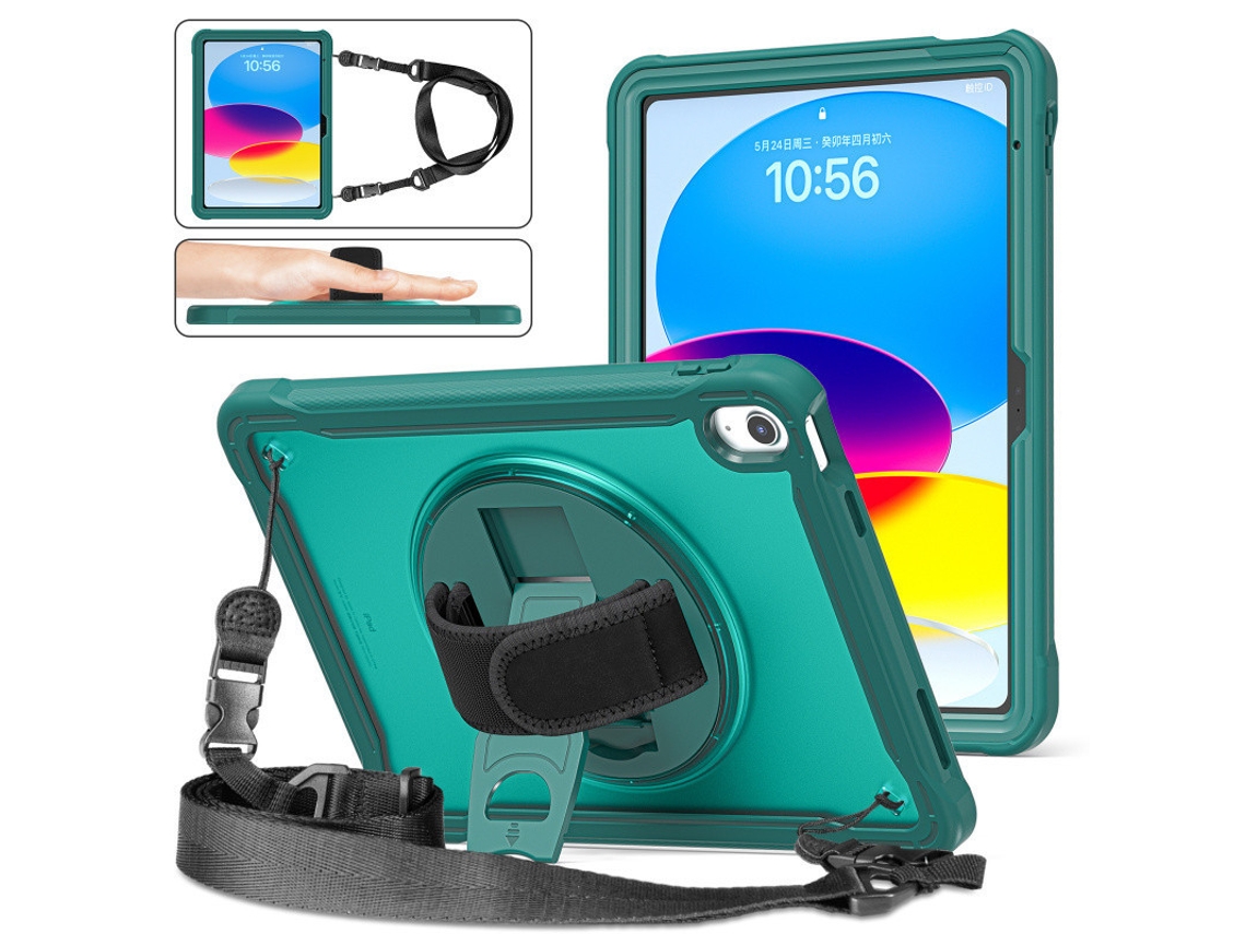 Lurelia Capa Para Ipad 10.2 (2019 E 2020 E 2021), Tpu, Verde, Proteção Contra Quedas