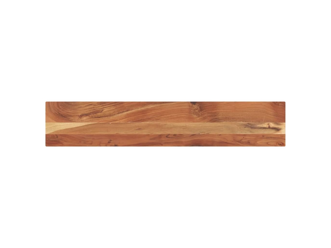 Vidaxl Tampo De Mesa Retangular 140x40x2,5 Cm Madeira De Acácia Maciça