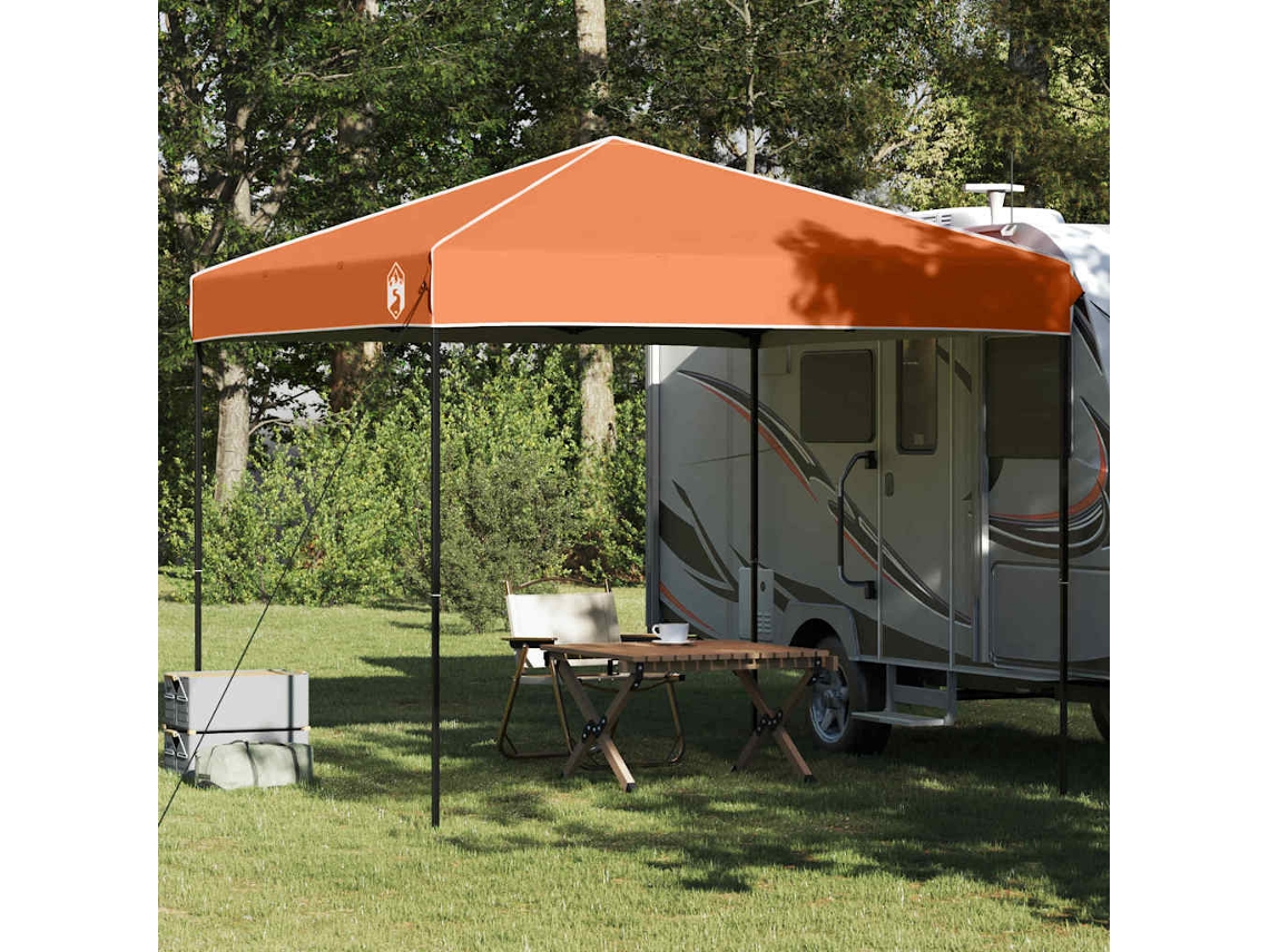 Vidaxl Tenda De Toldo 243 X 243 X 251 Cm Laranja Tecido