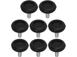 Conjunto De 8 Pés Borracha Antiderrapantes Com Absorção Impacto Para