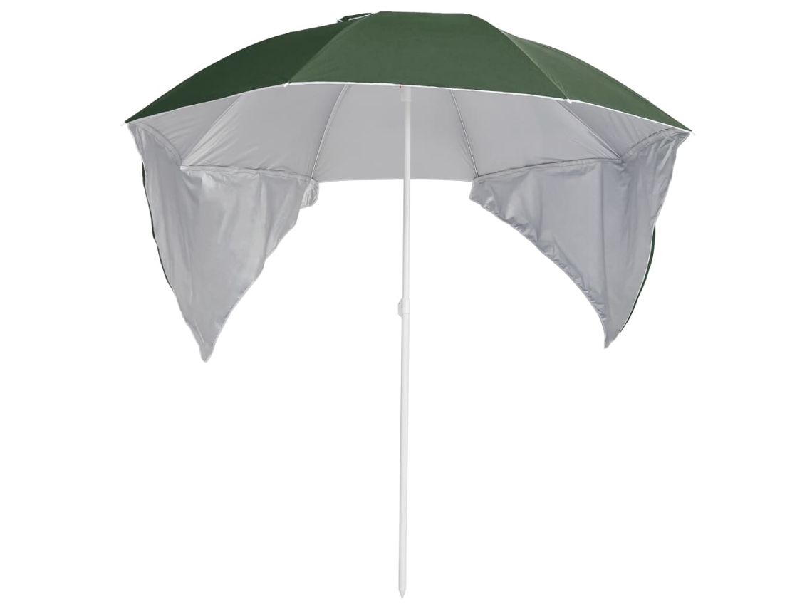 Guarda sol de Praia com Paredes Laterais 215 Cm Verde MAISON EXCLUSIVE