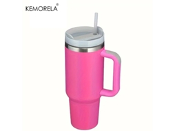 (estilo 12) Copo Térmico De Aço Inoxidável Com Alça, Tampa E Canudo, Modelo Feminino