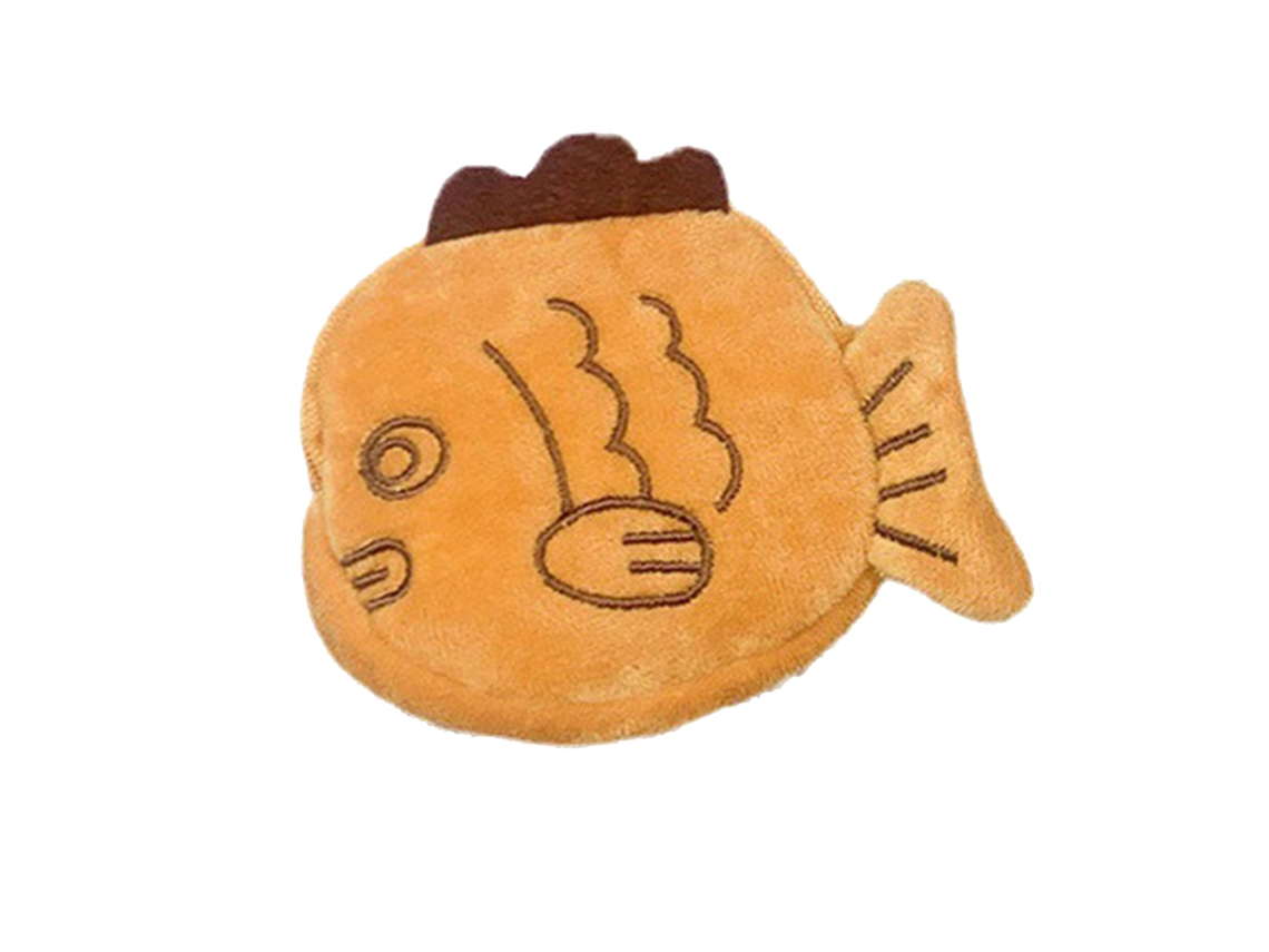 Carteira de Moedas Pelúcia Taiyaki Pequena S/MARCA