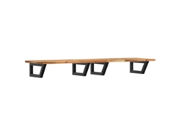Basin Shelf, Basin Shelves Vidaxl Marrom Madeira De Acácia (120 X 40 X 2 Cm)