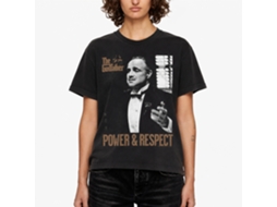 Rockinstone Godfather Power Respect Black Adult T-shirt Size:xl