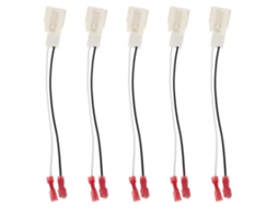 Kit Com 5 Peças De Conectores E Cabos Conversores Para Alto-falantes De Carro.