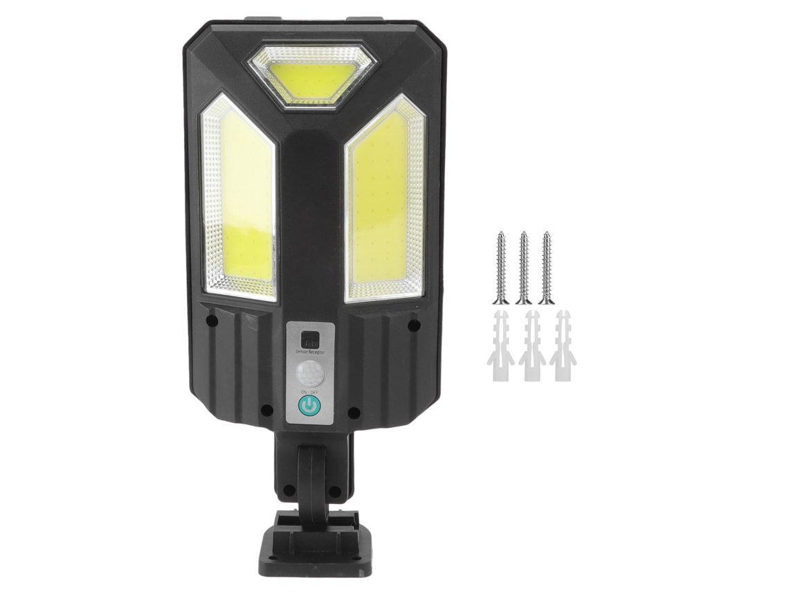 2026 luz de Parede Solar com Sensor 3cob Econômica em Energia de Alta Brilho Impermeável para Exterior e Rua