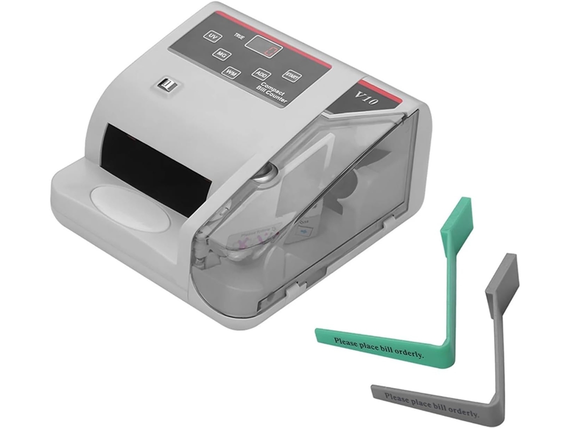 Contador de Notas Portátil e Compacto, Detector de Moeda Internacional. SFUSHOS