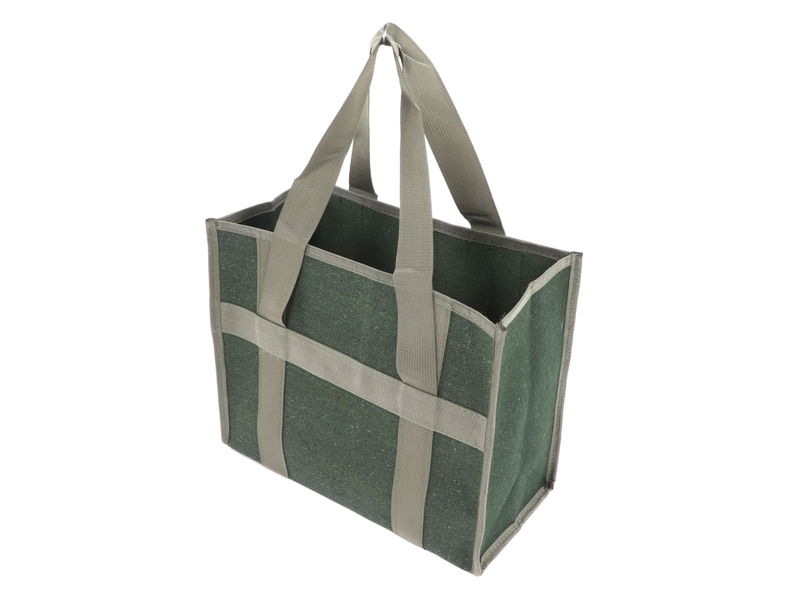 Bolsa De Ferramentas De Boca Larga De Lona Verde Od, Resistente À Água, Grande Capacidade, 35x29x17cm Para Eletricistas