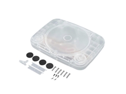 Caixa De Reposição Para Ps One, Cor Transparente, Para Console De Jogos Retrô, Branco Transparente Ly Ebike