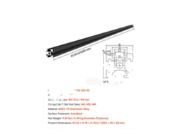 Trilho Linear, Alumínio Anodizado, Compatível Com Impressoras 3d E Máquinas Cnc, 10 Pcs 1200mm