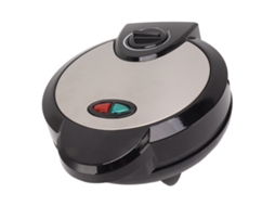Waffle maker dobrável 1200w com temperatura regulável e placa circular de cozedura LAXISCREED