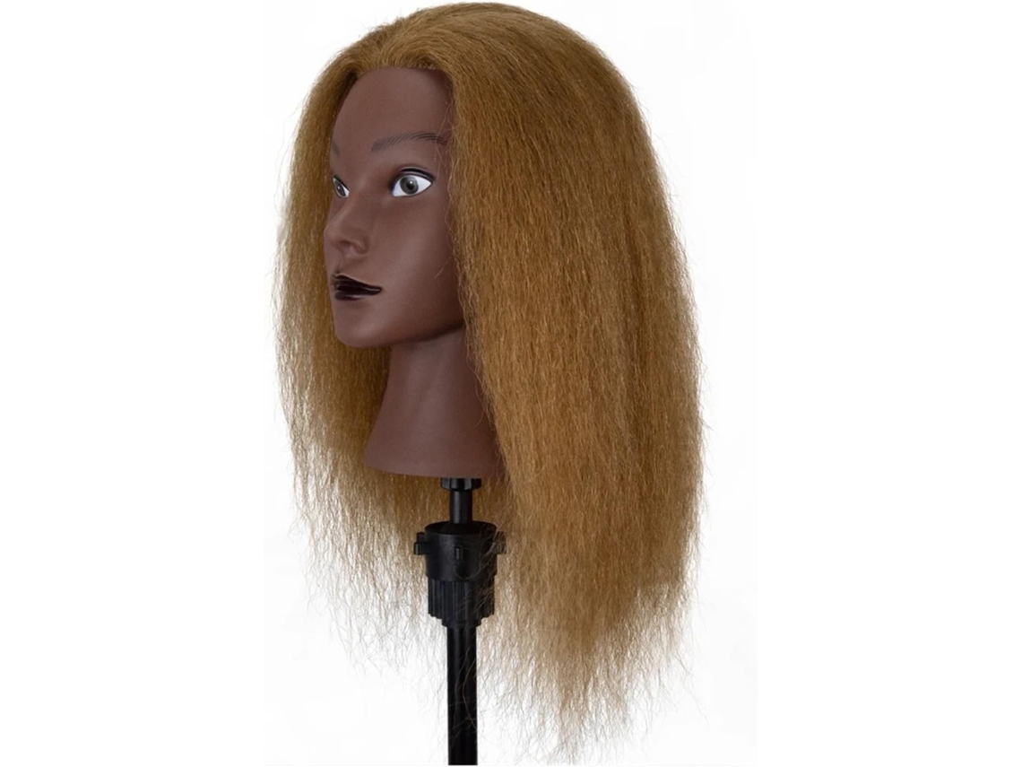 Cabeça de Manequim com Cabelo Natural SFUSHOS